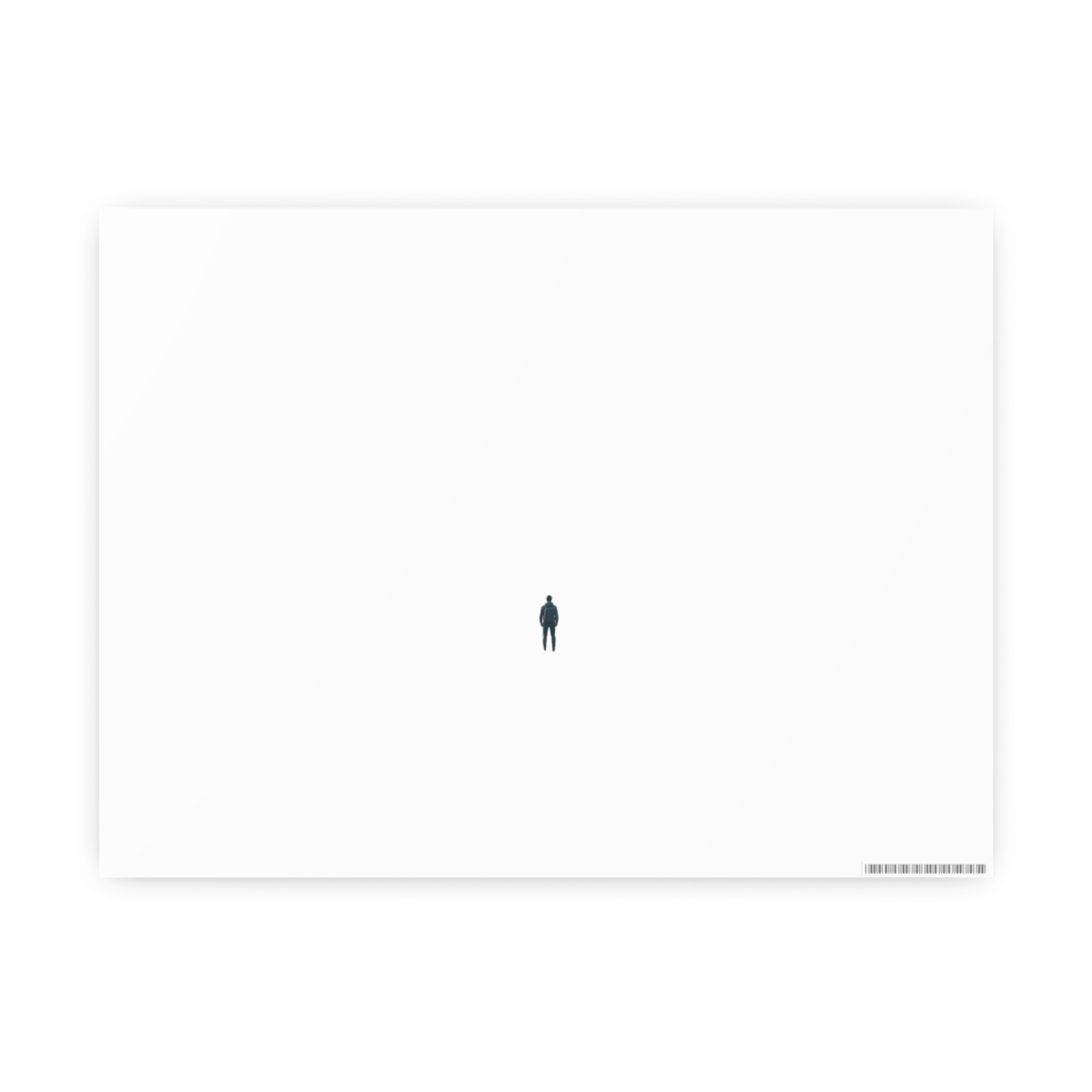 A canvas print depicting a person on a mountain summit, gazing at a sprawling mountain range. The sky is blue with white clouds, and the text "THE BEST VIEW COMES FROM THE HARDEST CLIMB" is visible. - Official Creator merchandise