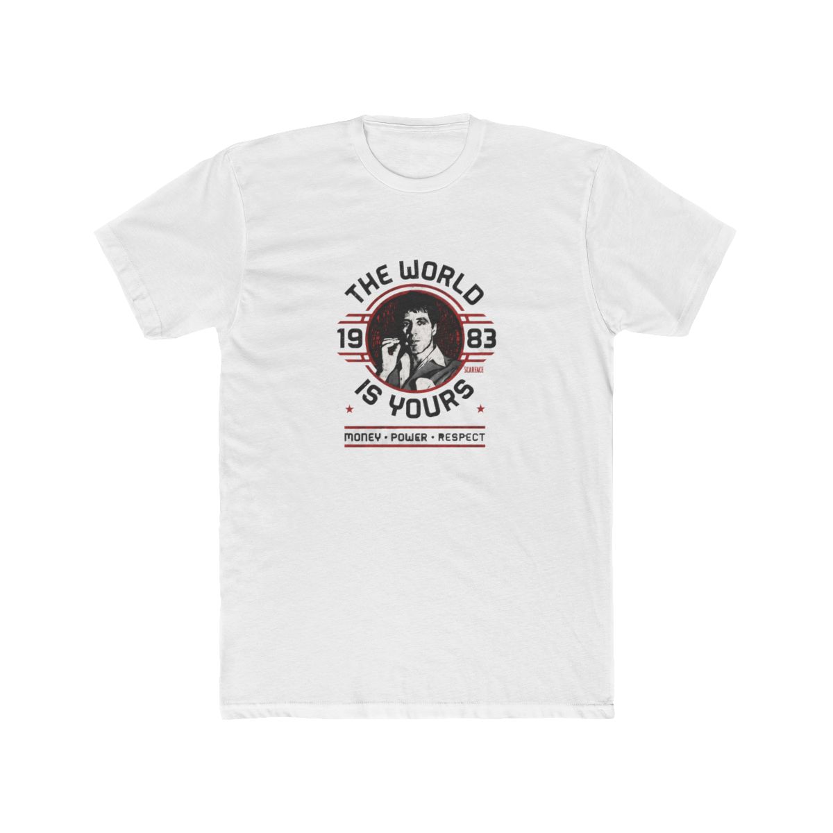 Scarface The World Is Yours 1983 Money Power Respect T Shirt - Official t-shirts merchandise