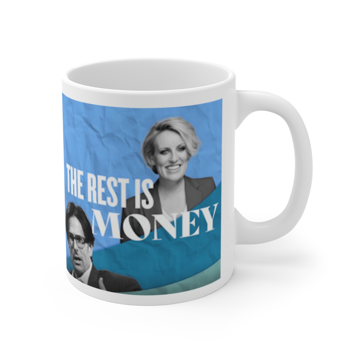The Rest Is Money White Mug - The Rest Is Money official mugs-drinkware merch