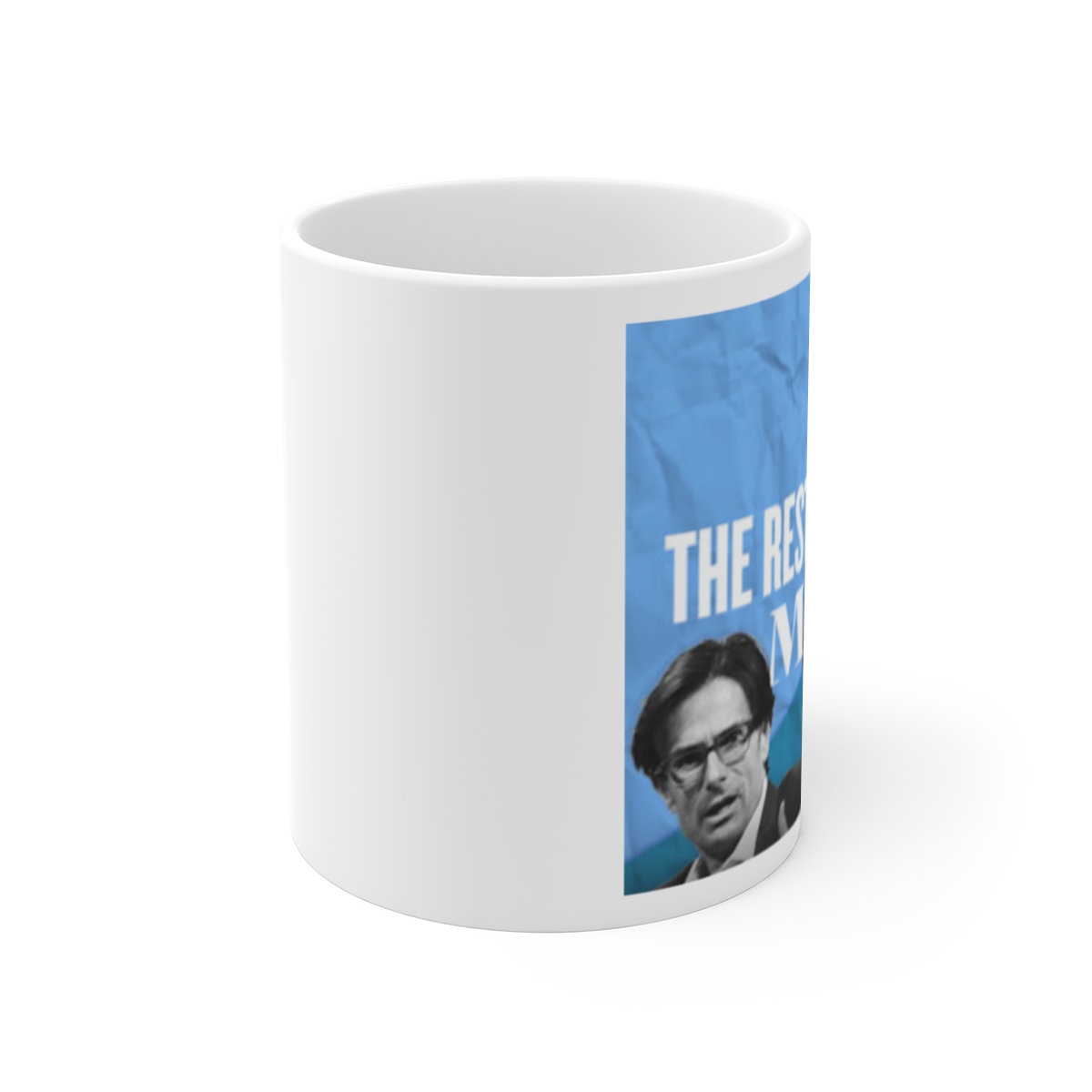 The Rest Is Money White Mug - alternate angle 1, merchandise