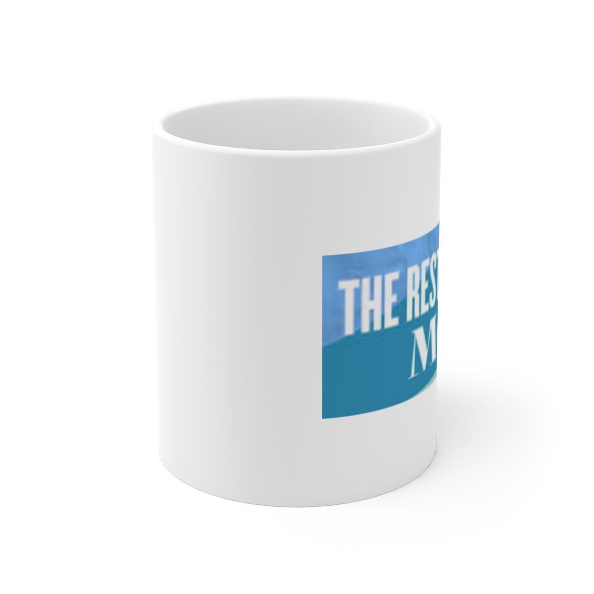 The Rest Is Money White Mug - alternate angle 1, merchandise