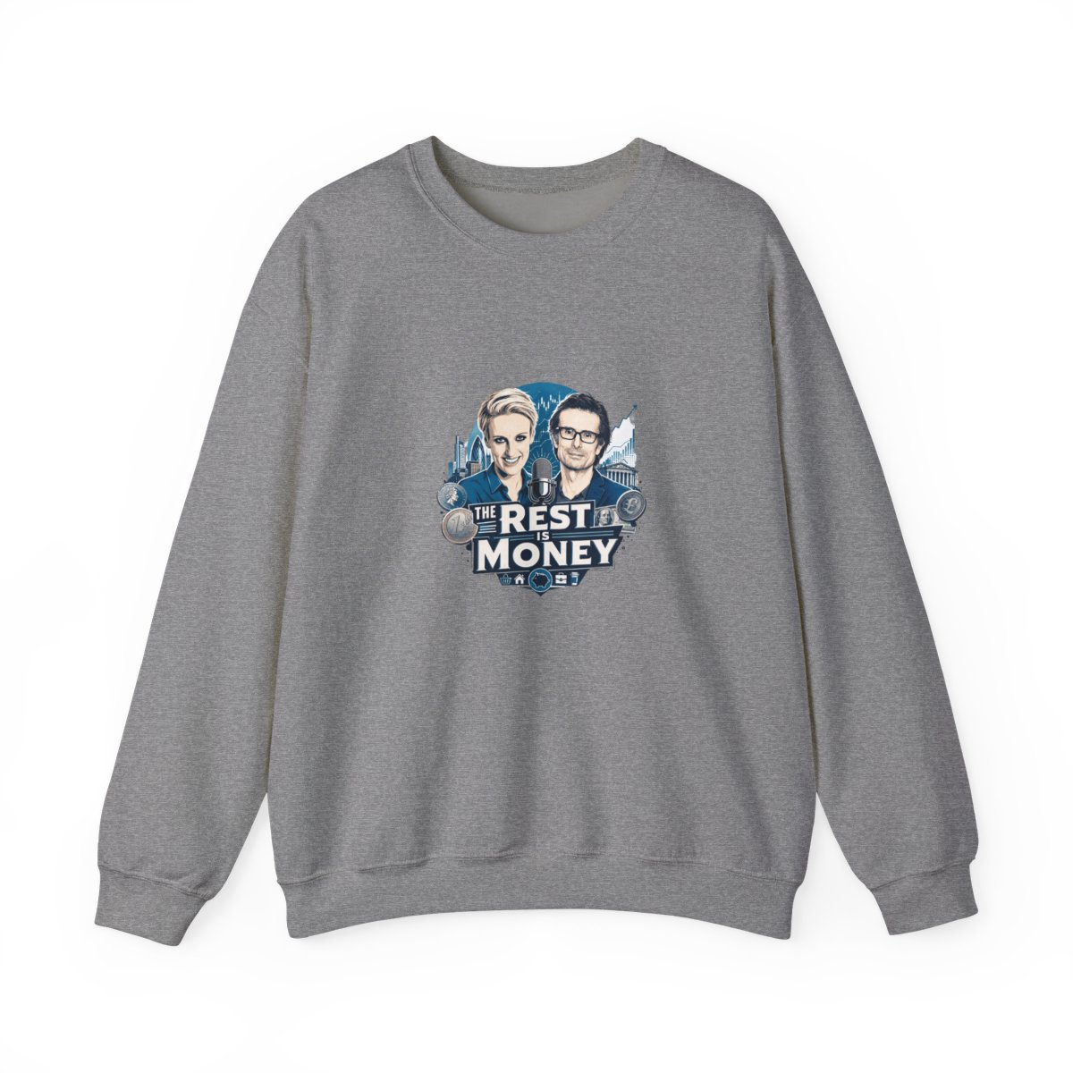 The Rest Is Money Crewneck Sweatshirt - The Rest Is Money official Sweatshirts merch